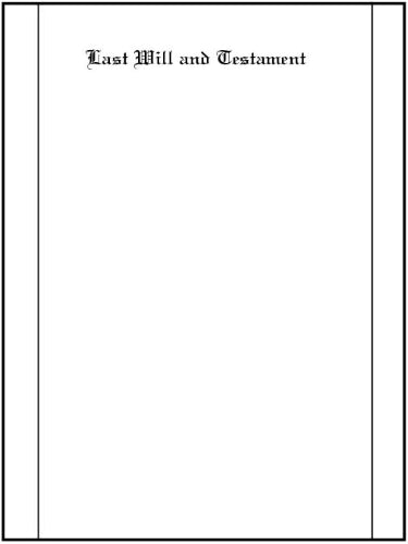 Will 1st Sheets